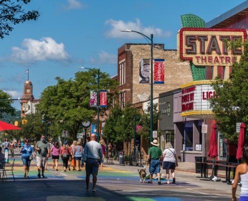 Busy main street